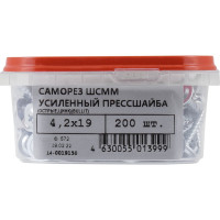 Усиленный саморез BULLIT ПШ 4.2x19 200 шт. 14-0019150