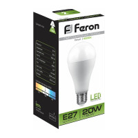 Светодиодная лампа FERON 20W 230V E27 4000K, LB-98 25788
