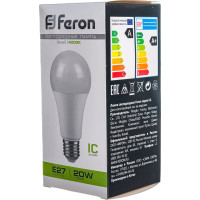 Светодиодная лампа FERON 20W 230V E27 4000K, LB-98 25788