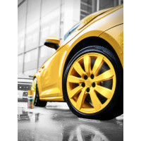 Краска для декоративных работ KUDO DECO FLEX жидкая резина золото KU-5331