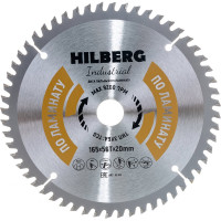 Диск пильный Hilberg Industrial Ламинат 165x20x56Т HL165
