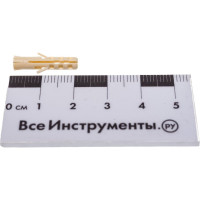 Нейлоновый дюбель ЕВРОПАРТНЕР PND-4 4х20mm, 100 шт 86404