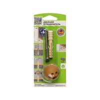 Комплект дверного ограничителя ЕВРОПАРТНЕР TSM бук 87578