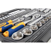 Набор инструмента 1/2 Dr и 1/4 Dr 82 предмета KRAFT KT 700305