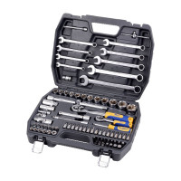 Набор инструмента 1/2 Dr и 1/4 Dr 82 предмета KRAFT KT 700305