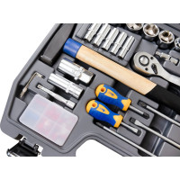 Набор инструмента 1/2 Dr и 1/4 Dr 99 предметов KRAFT KT 700307