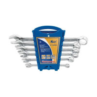 Набор комбинированных ключей 6шт: 8 10 12 13 14 17мм пластиковый держатель KRAFT KT 700550