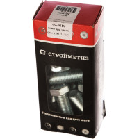 Болт Стройметиз М16х50 DIN 933, класс прочности 8. 8, цинк уп. 15 шт коробка 3025085