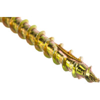 Шуруп Rusconnect CT 08240 с/нарез. д/дерева, прессшайба 8х240 50 шт. Желтый цинк 320824