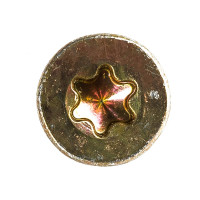 Шуруп Rusconnect CS 04580 с/нарез. д/дерева, потай, 4,5х80, 200 шт. Желтый цинк 314580