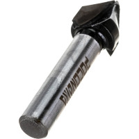 Фреза пазовая галтельная V-образная серия 1004 (15x13 мм; угол 60 град; хвостовик 8 мм) Росомаха 800407