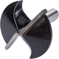 Фреза пазовая галтельная V-образная серия 1004 (40x9 мм; угол 150 град; хвостовик 8 мм) Росомаха 800410