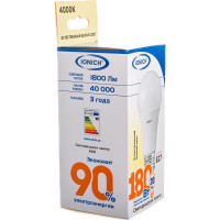 Светодиодная лампа IONICH общего назначения ILED-SMD2835-A60-20-1800-230-4-E27 1128 1560