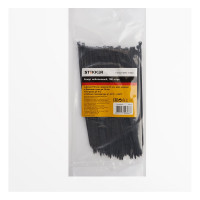 Хомут STEKKER NYCT25-150 нейлоновый 2.5x150 мм d пучка max 35 мм нагрузка 8 кг черный 32774