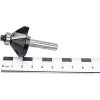 Фреза кромочная конусная с нижним подшипником серия 1022 (35x16 мм; 45 градусов; хвостовик 8 мм) Росомаха 802203