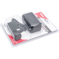 Разветвитель прикуривателя SKYWAY 2 гнезда + USB черный, предохранитель 10 А, USB 1 A S02301016