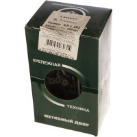 Саморез по металлу для ГКЛ Метизный двор 4,8x102, частая резьба, оксидированный, 100 шт. 4607159062314