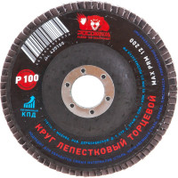 Круг лепестковый торцевой (125x22.2 мм; зерно 100) Росомаха 425100