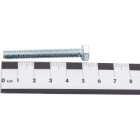 Болт с шестигранной головкой Метизный двор 6x50 DIN 933, 200 шт. 4607173906229