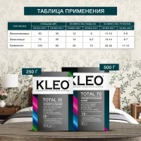 Универсальный обойный клей KLEO сыпучий 075 TOTAL 70