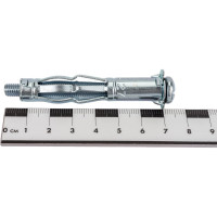 Дюбель Молли для пустотелых конструкций Метизный двор Molly M6x65/27, 50 шт. 4690441003300