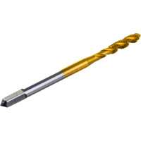 Метчик M3x0,5 HSS M2 TiN спиральный ПрофОснастка №407 арт. 50221007