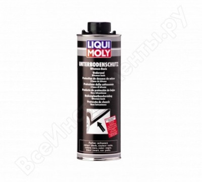 LIQUI MOLY 6112 Антикор д/днища кузова битум/смола черн. Unterb.-Schutz 1л