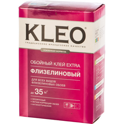 Обойный клей для флизелиновых обоев KLEO сыпучий 030 EXTRA 35