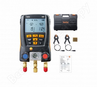 Коллектор цифровой манометрический testo 550 с bluetooth 0563 1550