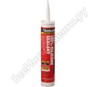 Titebond герметик silicon sealant прозрачный 2611