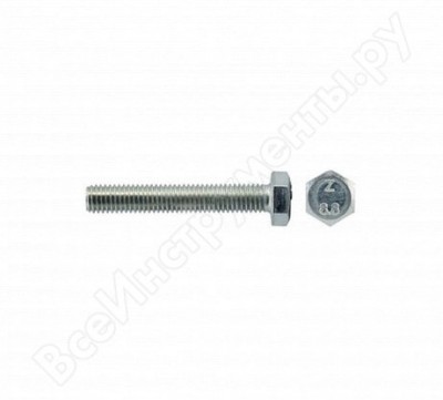 Tech-krep болт din933 с шестигранной головкой оцинк. м12x90 10 шт - коробка с ок. tech-k 126532