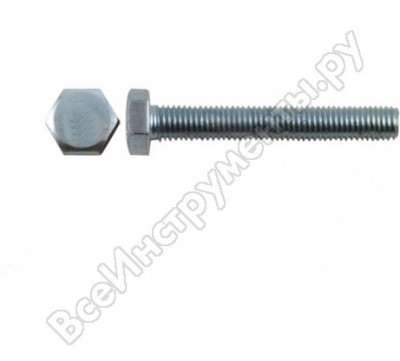 Tech-krep болт din933 с шестигранной головкой оцинк. м8x40 3 шт - пакет 126509