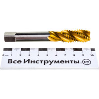Метчик M16x2 HSS M2 TiN спиральный ПрофОснастка №457 арт. 50221057