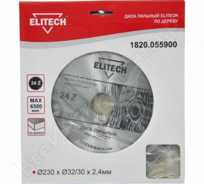 Пильный диск Elitech 1820.055900