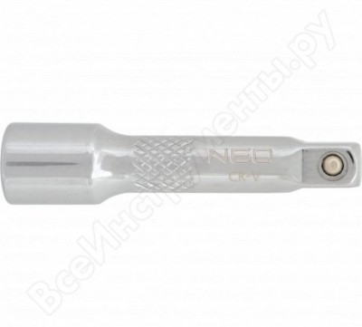 Neo tools удлинитель 3/8, сталь crv, din3123 08-151