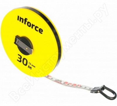 Inforce рулетка геодезическая 30м х 13мм 06-11-31