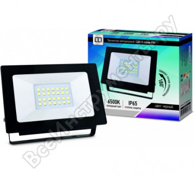 Llt прожектор светодиодный сдо-5-20 серии pro 20вт ip65 4690612005362