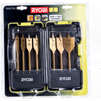 Набор перьевых сверл Ryobi RAK07SB