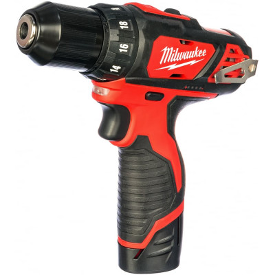 Аккумуляторная дрель-шуруповерт Milwaukee M12BDD-202С 4933441915