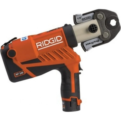RIDGID RP 240 пресс-пистолет 12V Li-Ion в кейсе с пресс-клещами TH16, TH20, TH26 59213