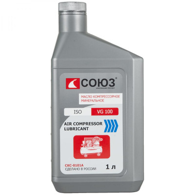 Союз СКС-0101А Масло компрессорное AIR COMPRESSOR LUBRICANT, VG100, 1л