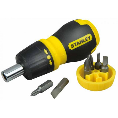 Реверсивная отвертка Stanley Stubby Multibit 0-66-358