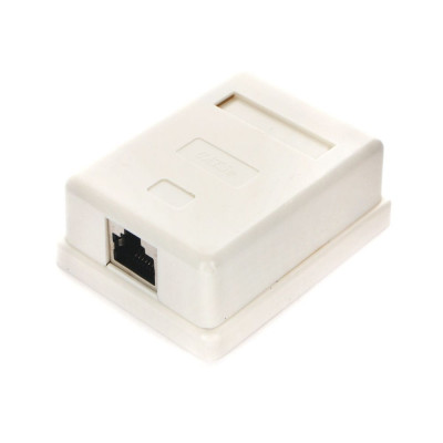 Cablexpert Розетка RJ-45 кат.STP 5e внешняя экранированная 1 порт, 110&Krone NAS212