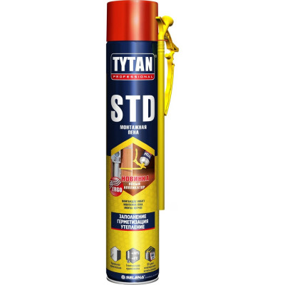 Tytan professional std ergo пена монтажная, летняя 750мл 21116