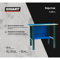 Gigant Верстак-стол 1000х685х850 ВС, G-ВС-1