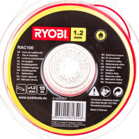 Ryobi Леска 1,2 мм 15 м круглая, оранжевая RAC100 5132002637