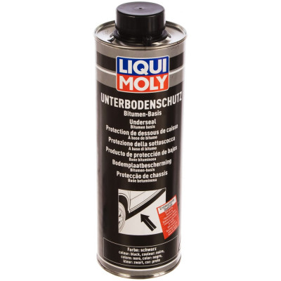 LIQUI MOLY 6112 Антикор д/днища кузова битум/смола черн. Unterb.-Schutz 1л