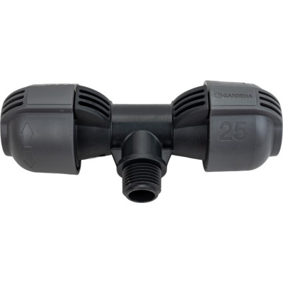 Gardena соединитель t-образный 25 мм x 1/2” - наруж резьба 02786-20.000.00