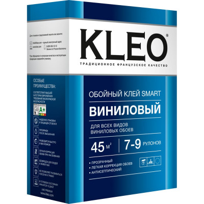 Kleo клей для виниловых обоев, сыпучий 021 smart 7-9p