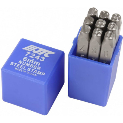 JTC Клейма цифровые 6мм JTC-7243